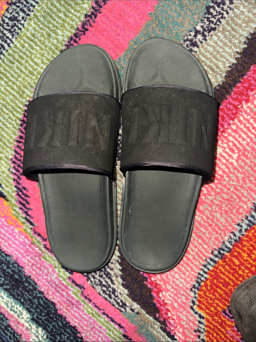 Nike Black Slide Sandals